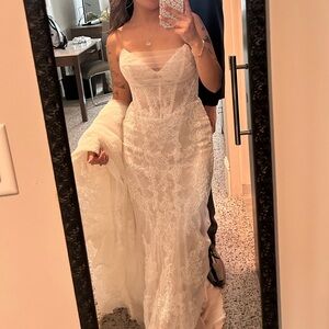 Martina Liana style 1752 White Lace Wedding Dress